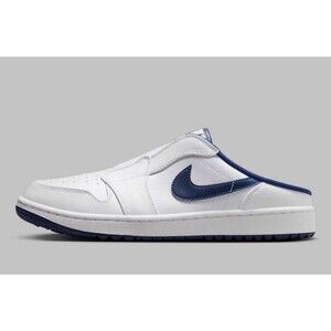 Nike Air Jordan 1 Mule Golf White Midnight Navy FJ1214-103 Size 11.5 Men's New